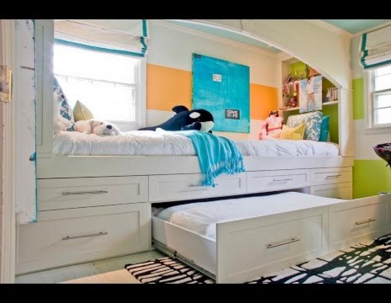 Выбираем оригинальную кровать для троих детей. Обзор лучших кроватей для троих детей, их функциональные особенности Детская двухъярусная кровать для троих детей