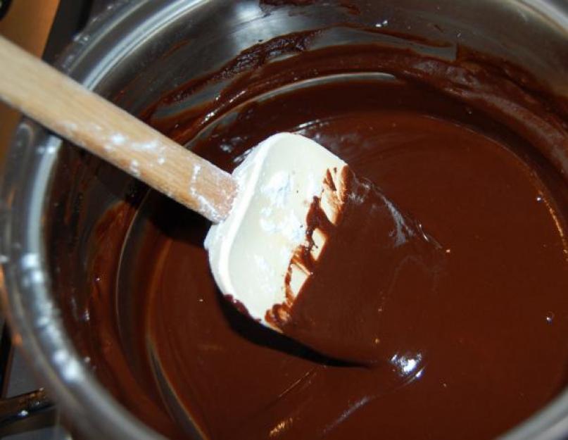 Мягкая шоколадная глазурь. Шоколадная глазурь из какао