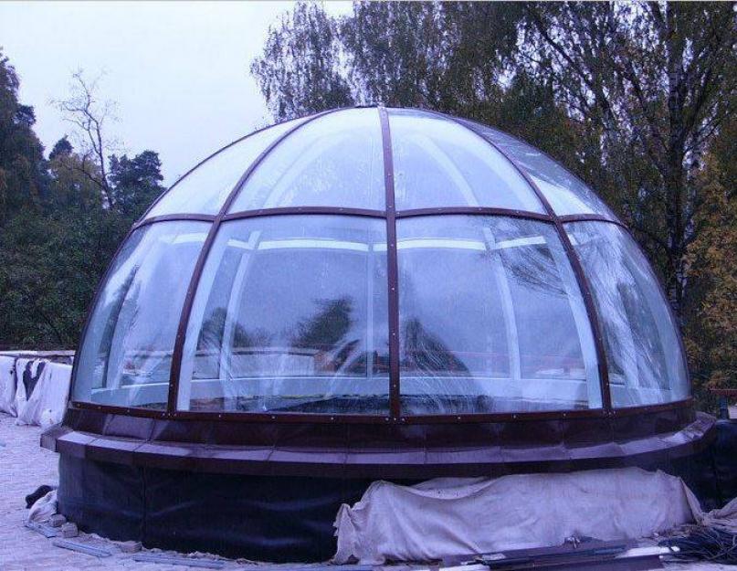 Стеклянные купола: добавьте дому пространства. Сферические (купольные) дома: конструкции, особенности планировки Купольный дом со стеклянным покрытием ютуб